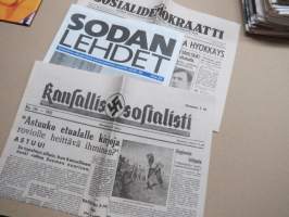 Natsiupseerin monokkeli 1942 - Sodan lehdet dokumentti 29 -juliste + lehti / lehdet, uustuotantoa / poster, reprint