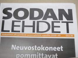 Varjoja Kannaksella 1944 - Sodan lehdet dokumentti 36 -juliste + lehti / lehdet, uustuotantoa / poster, reprint