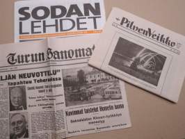 Norman Rockwellin propaganda 1943 - Sodan lehdet dokumentti 35 -juliste + lehti / lehdet, uustuotantoa / poster, reprint