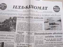 Yhdistyneiden kansakuntien ensimmäinen juliste 1945 - Sodan lehdet dokumentti 50 -juliste + lehti / lehdet, uustuotantoa / poster, reprint