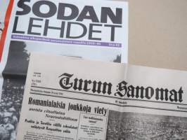 Ranskalainen propaganda 1944 - Sodan lehdet dokumentti 42 -juliste + lehti / lehdet, uustuotantoa / poster, reprint