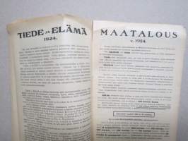 Werner Söderström Osakeyhtiön Aikakauslehdet vuodelle 1924 -myyntiesite / brochure