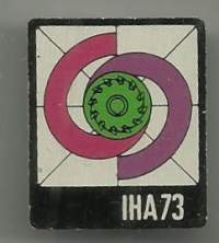 IHA 73 (Internationale Werkzeugmaschinen-Ausstellung) - lukkoneulamerkki, rintamerkki