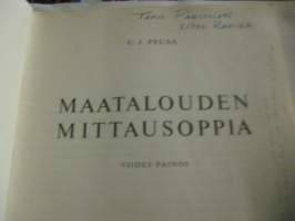 Maatalouden mittausoppia