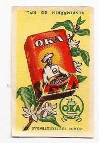 OKA -  tulitikkuetiketti