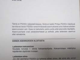 Philips P2230 järjestelmäopas