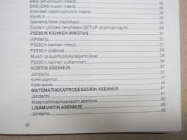 Philips P2230 järjestelmäopas