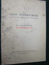 Olof Söderström. Hans hästammingar och attlingar