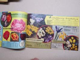 P. Bakker Oy Hillegom Syksy 1961 kukkasipulit, perennat, ruusut, koristepensaat -kuvasto / plants &amp; bulbs catalog