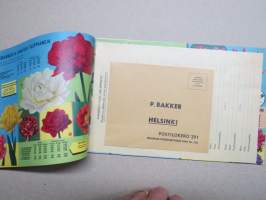 P. Bakker Oy Hillegom Syksy 1962 kukkasipulit, perennat, ruusut, koristepensaat -kuvasto / plants &amp; bulbs catalog