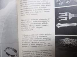 Kultaa - Hopeaa - Kelloja - Koruja - Hopeakeskus Oy / Kupittaan Kulta Oy / Valiokellot S. Korhonen / Westerback Oy -myyntiesite / tuoteluettelo