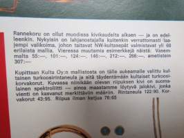 Kultaa - Hopeaa - Kelloja - Koruja - Hopeakeskus Oy / Kupittaan Kulta Oy / Valiokellot S. Korhonen / Westerback Oy -myyntiesite / tuoteluettelo