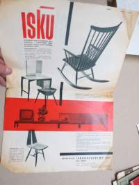 Isku 1962 nr 3 -Isku kalusteita -mainoslehti