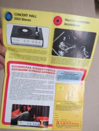 Concert Hall 3501 stereolaitteisto -myyntiesite / sales brochure