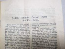 Ehdotuksia Rautatiestä Riihimäki-Somero-Marttila-Turku v. 1907 -suggestions to a railway line