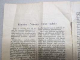 Ehdotuksia Rautatiestä Riihimäki-Somero-Marttila-Turku v. 1907 -suggestions to a railway line