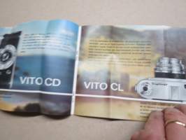 Voigtländer Vito kamera Vito C, CD, CL, CLR -myyntiesite / sales brochure