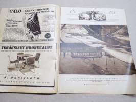 Suomen Kuvalehti 1933 nr 14, kansikuva Piiri pieni pyörii, Kevät alkaa kaupungin rantamilla, Kamarineitsyt ja ruhtinaan tytär, Ministerikoteja, Viikon kasvot, ym.