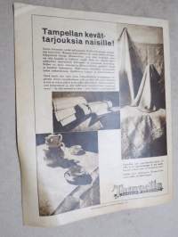 Suomen Kuvalehti 1933 nr 14, kansikuva Piiri pieni pyörii, Kevät alkaa kaupungin rantamilla, Kamarineitsyt ja ruhtinaan tytär, Ministerikoteja, Viikon kasvot, ym.