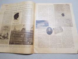 Suomen Kuvalehti 1933 nr 6, kansikuva Marta Parikas professorin tyttärenä, Muistot talteen, &quot;Porilaisten marssi&quot; syntyi kirjekuoren takapuolelle, Jaloa käsityötä, ym