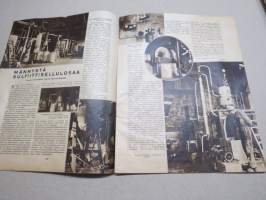 Suomen Kuvalehti 1933 nr 13. kansikuva Petsamon lento, Kyyhkyset tuomittu häviämään, Harmaasoinnut, Männystä sulfiittiselluloosaa, Pientä keskustelua, ym.