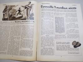 Suomen Kuvalehti 1933 nr 21, kansikuva Tuntemattomasta taidekokoelmasta, Suomen markoista ja penneistä, Ylistaron Jaako, Terveisiä Milanosta, ym.