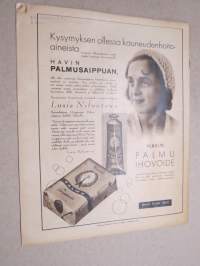 Suomen Kuvalehti 1933 nr 23, kansikuva Kesä-matkat alkavat, Maakuntiemme kauneus, Hauki, Kaivopuiston kesäteatterin tarina, Manalle menneitä kirjankustantajia, ym.