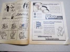 Suomen Kuvalehti 1933 nr 20, kansikuva Toukokuun 16 päivänä 1918, Kaktukset kukkivat, Suomelasta Lallolaan, Paratiisilintuja ja jäämeren leviä, Pientä keskustelua ym