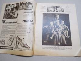 Suomen Kuvalehti 1933 nr 20, kansikuva Toukokuun 16 päivänä 1918, Kaktukset kukkivat, Suomelasta Lallolaan, Paratiisilintuja ja jäämeren leviä, Pientä keskustelua ym