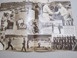 Suomen Kuvalehti 1933 nr 20, kansikuva Toukokuun 16 päivänä 1918, Kaktukset kukkivat, Suomelasta Lallolaan, Paratiisilintuja ja jäämeren leviä, Pientä keskustelua ym