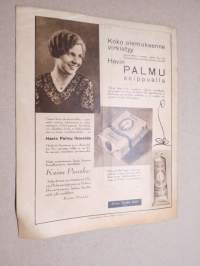 Suomen Kuvalehti 1933 nr 20, kansikuva Toukokuun 16 päivänä 1918, Kaktukset kukkivat, Suomelasta Lallolaan, Paratiisilintuja ja jäämeren leviä, Pientä keskustelua ym