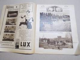 Suomen Kuvalehti 1933 nr 18, kansikuva Vappuriemua, Kun ensimmäinen suomenkielinen väitöskirja esitettiin yliopistossa, Ulkomailta, Nykyajan aatelia, ym.