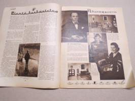 Suomen Kuvalehti 1933 nr 18, kansikuva Vappuriemua, Kun ensimmäinen suomenkielinen väitöskirja esitettiin yliopistossa, Ulkomailta, Nykyajan aatelia, ym.