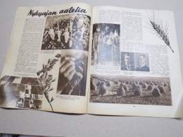 Suomen Kuvalehti 1933 nr 18, kansikuva Vappuriemua, Kun ensimmäinen suomenkielinen väitöskirja esitettiin yliopistossa, Ulkomailta, Nykyajan aatelia, ym.