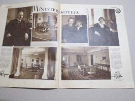 Suomen Kuvalehti 1933 nr 5, kansikuva Lapsen ihastus, Koululaiset ja kevättalvi, Pohjois-Karjala vaalii muistojaan, tanssijattaremme Atlantin takana, ym.