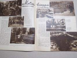 Suomen Kuvalehti 1933 nr 5, kansikuva Lapsen ihastus, Koululaiset ja kevättalvi, Pohjois-Karjala vaalii muistojaan, tanssijattaremme Atlantin takana, ym.