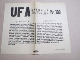 UFA-katsaus nr 199 - Sota-aikainen uutiskatsaus