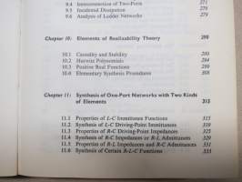 Network analysis and synthesis