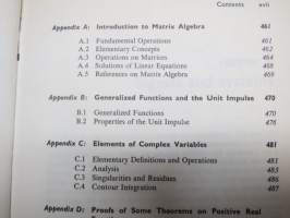 Network analysis and synthesis