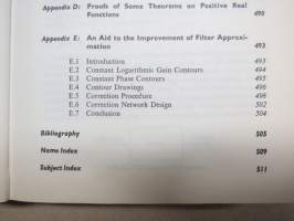 Network analysis and synthesis