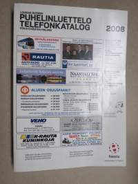 Koti ja yrityshakemisto 2008 - Lounais-Suomen puhelinluettelo