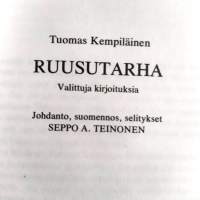 Ruusutarha - valittuja kirjoituksia