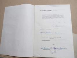Piikkiön Puhelinosuuskunta, 1984, Osuuskirja nr 726567 -osuuskirja -share certificate