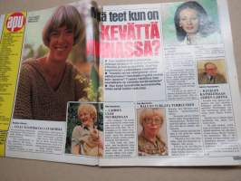 Apu 1979 nr 12, kansikuva Päivi Uitto, Liisa Nevalainen -Hitaasti mutta varmasti, Kansallis-osake-pankki, Llly Millner muistaa keskitysleirin kauhut, ym.