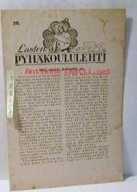 Lasten Pyhäkoululehti  29  30  32  1934