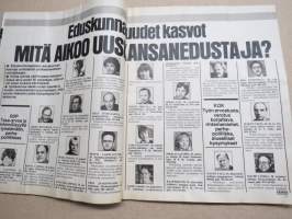 Apu 1979 nr 13, Jimmy Anita Hirvosen uusi rakkaus, Tuomitaanko Elli Koivurouva Espanjassa syyttömästi?, Armi vauhti vain paranee, Tervetuloa kotiin Silvia!, ym.