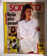 Sandra uusin neulemuoti Euroopasta -lehtiä 10 kpl nrot 10-12 1990, 1-7 1991