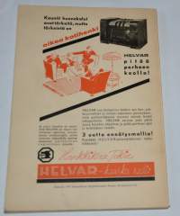 Huonekalumessut luettelo 1937