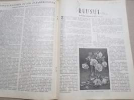 Kotiliesi 1933 nr 1, kansikuva Rudolf Koivu, Suuri kyntäjä, Uutta taide-teollisuutta, Miksette käyneet jouluna maalla?, Seinävaatteita, Eräs mestariemäntä, ym.