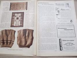 Kotiliesi 1933 nr 2, kansikuva Rudolf Koivu, Ompeluseura töitä, Käsienpesusta ja pesuvälineistä, Miten naiset ovat keränneet rahaa, Puolipyhän aamuna, ym.